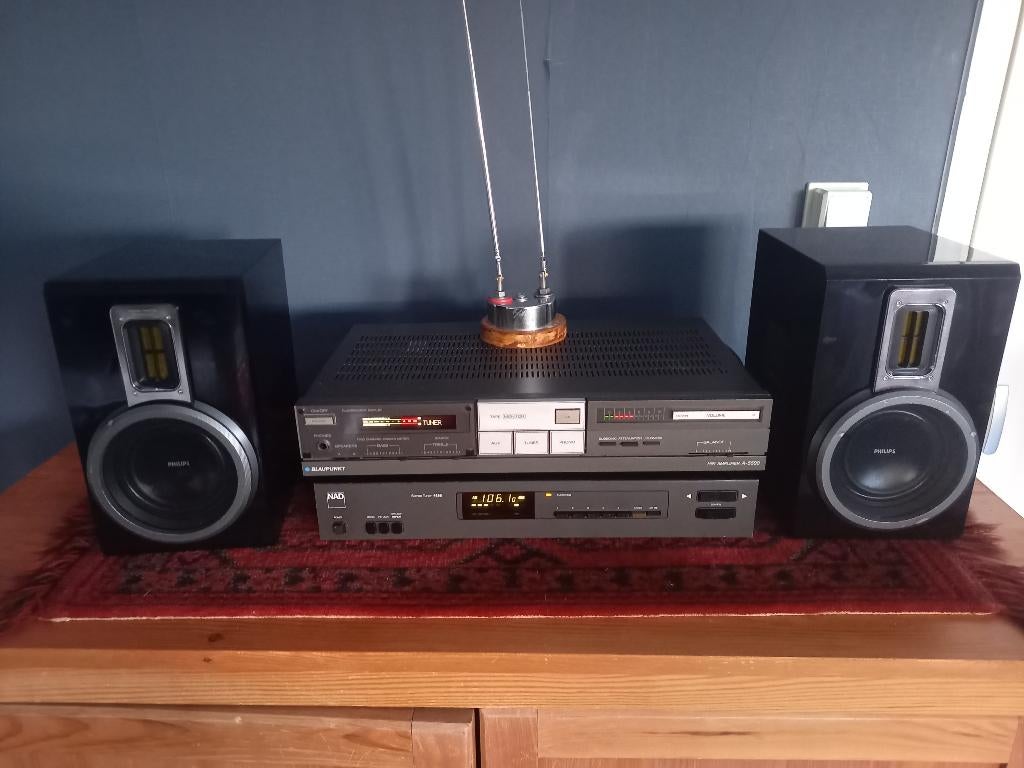 BLAUPUNKT  PHILIPS  N.A.D, Audio, Tv en Foto, Stereo-sets, Gebruikt, Tuner of Radio, Speakers, Overige merken, Losse componenten