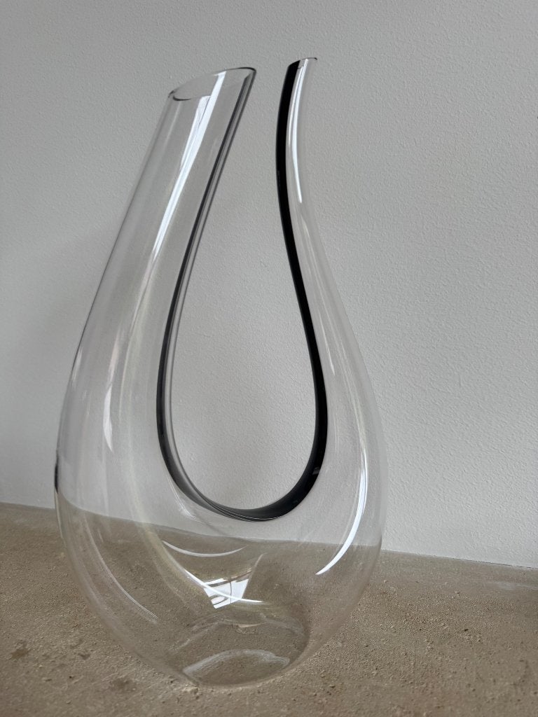 Bijzondere decanteerkaraf Riedel kristal nieuw in doos, Verzamelen, Ophalen, Nieuw, Kristal, Overige typen