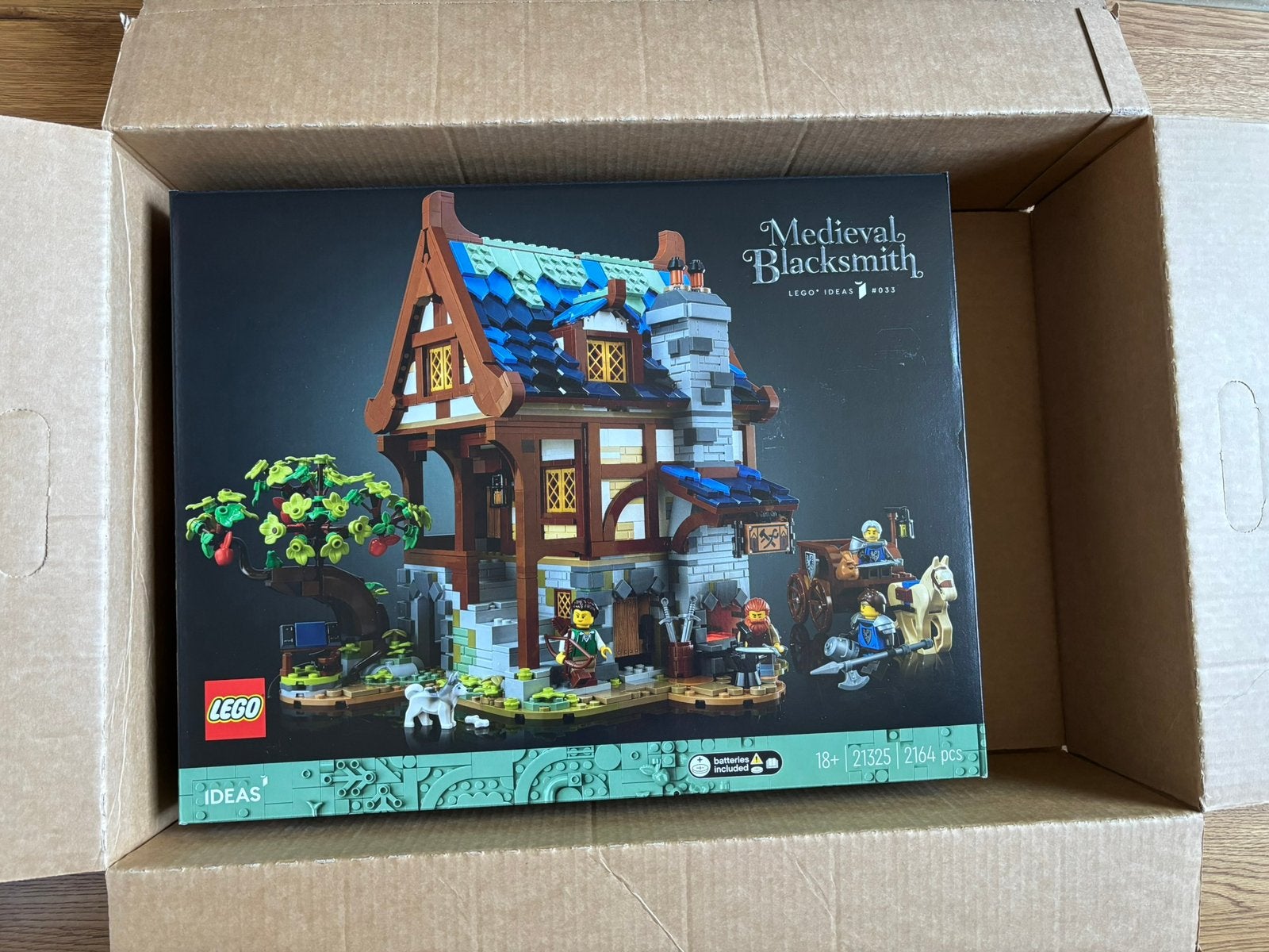 Lego Ideas 21325 Middeleeuwse Smid / Medieval Blacksmith, Kinderen en Baby's, Speelgoed | Duplo en Lego, Lego, Nieuw, Ophalen of Verzenden