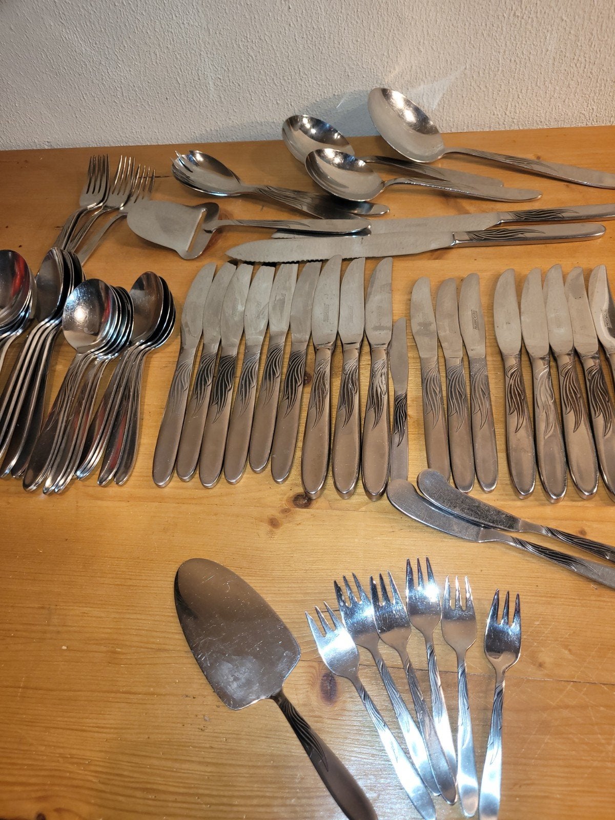 vintage bestek Gero zilmeta 520 vlammetje tango paardestaart, Ophalen of Verzenden, Gebruikt, Rvs of Chroom