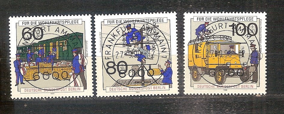 Berlin 876-878, Ophalen of Verzenden, BRD, Gestempeld
