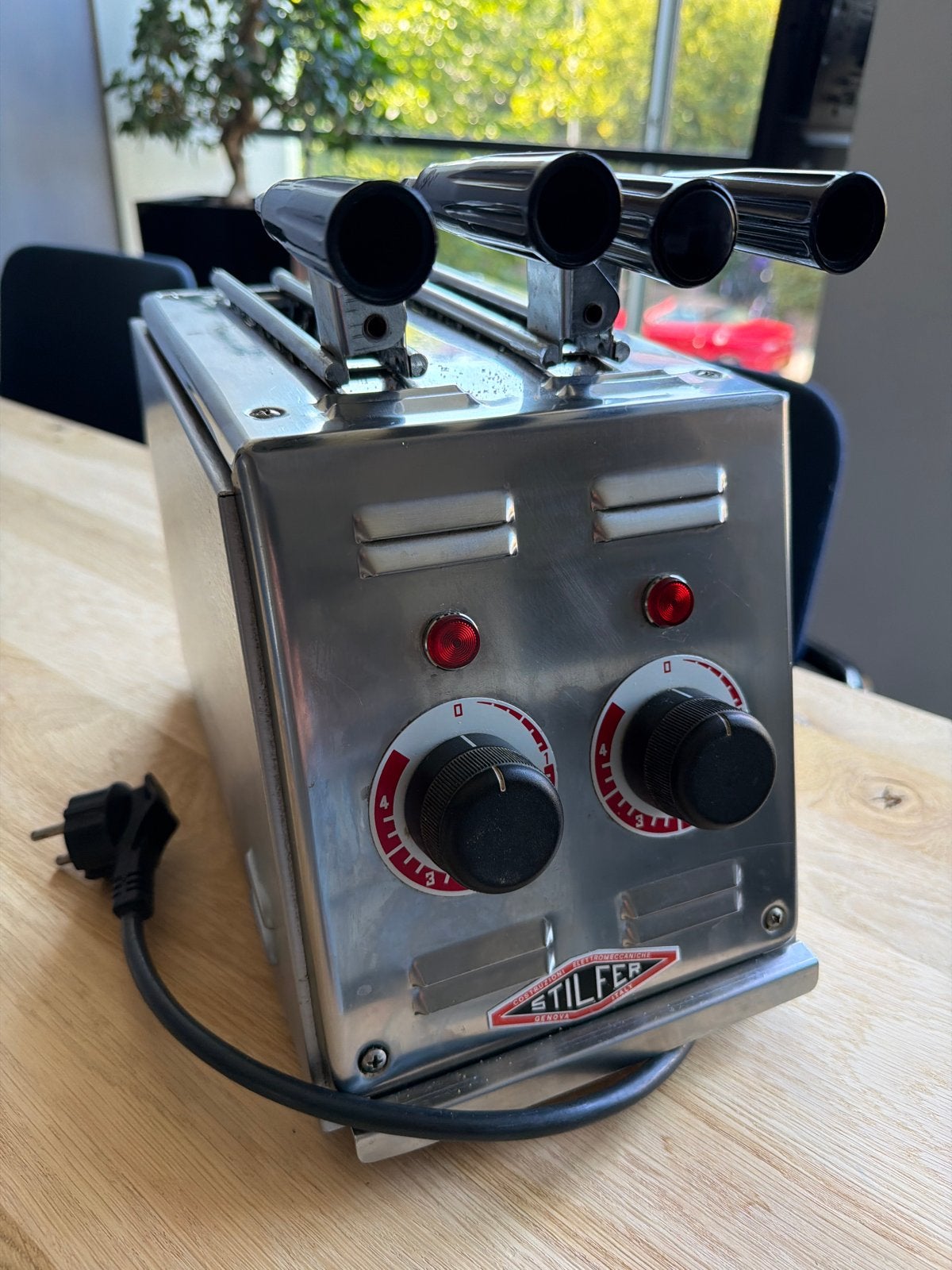 Professionele Stilfer Tosti Apparaat met 2 Timers, Ophalen, Gebruikt