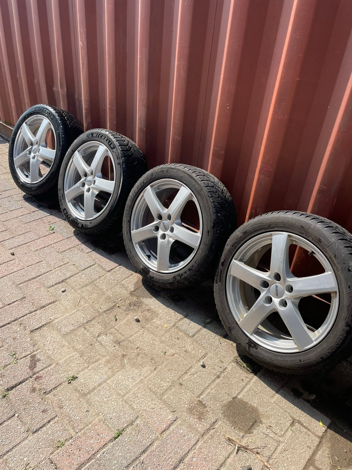 Set Alutec wielen voor volvo v60, Auto-onderdelen, Banden en Velgen, Banden en Velgen, Zomerbanden, 17 inch, 215 mm, Personenwagen