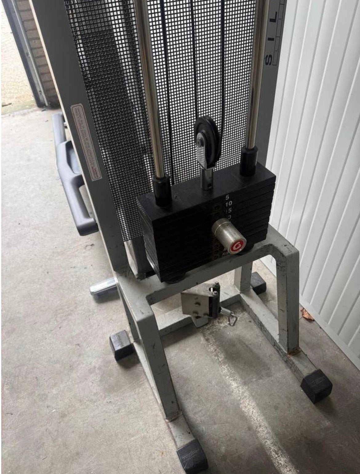 Technogym Cable crossover / Kabel tower / Kabel cross, Ophalen, Benen, Gebruikt, -