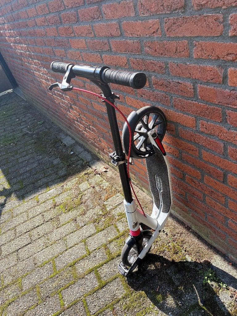 Oxelo Town 9 EF Volwassen Step – Wit/Zwart, Fietsen en Brommers, Ophalen, Gebruikt, Gewone step, Oxelo