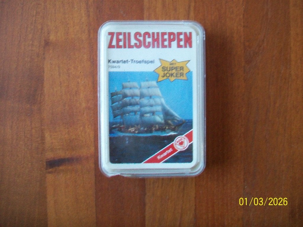 Zeilschepen Kwartet ( ASS), Verzenden, Zo goed als nieuw, Zeilboot, Kaart, Foto of Prent