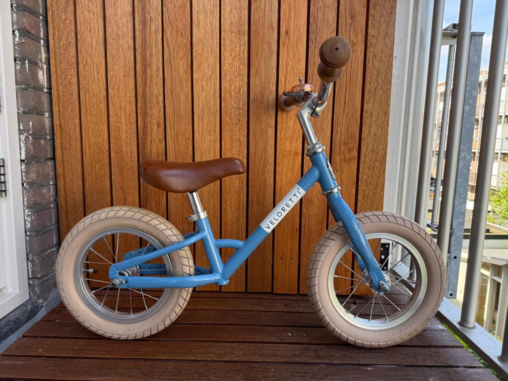 Veloretti mini Kinder Loopfiets – Blauw, Ophalen, Gebruikt, Minder dan 16 inch