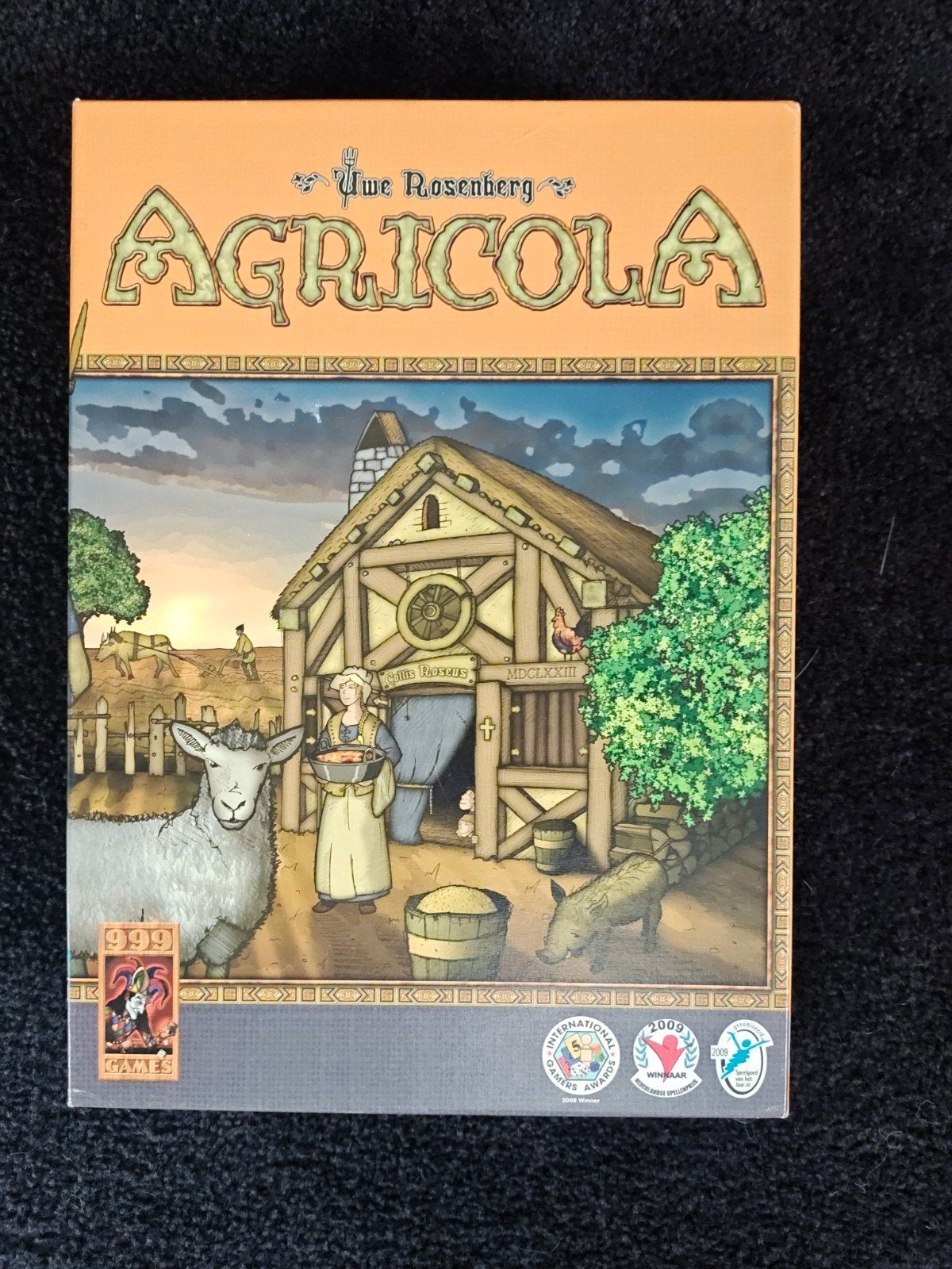 Agricola bordspel (ZGAN), Een of twee spelers, Ophalen of Verzenden, Zo goed als nieuw, 999 Games