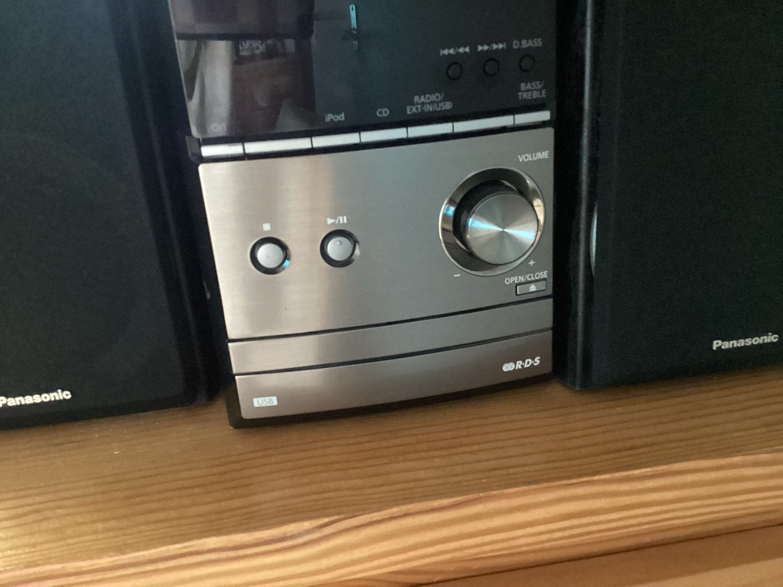 Panasonic SC-PM500 Miniset Radio en CD Speler met Afstandsbe, Gebruikt, Microset, Cd-speler, Ophalen