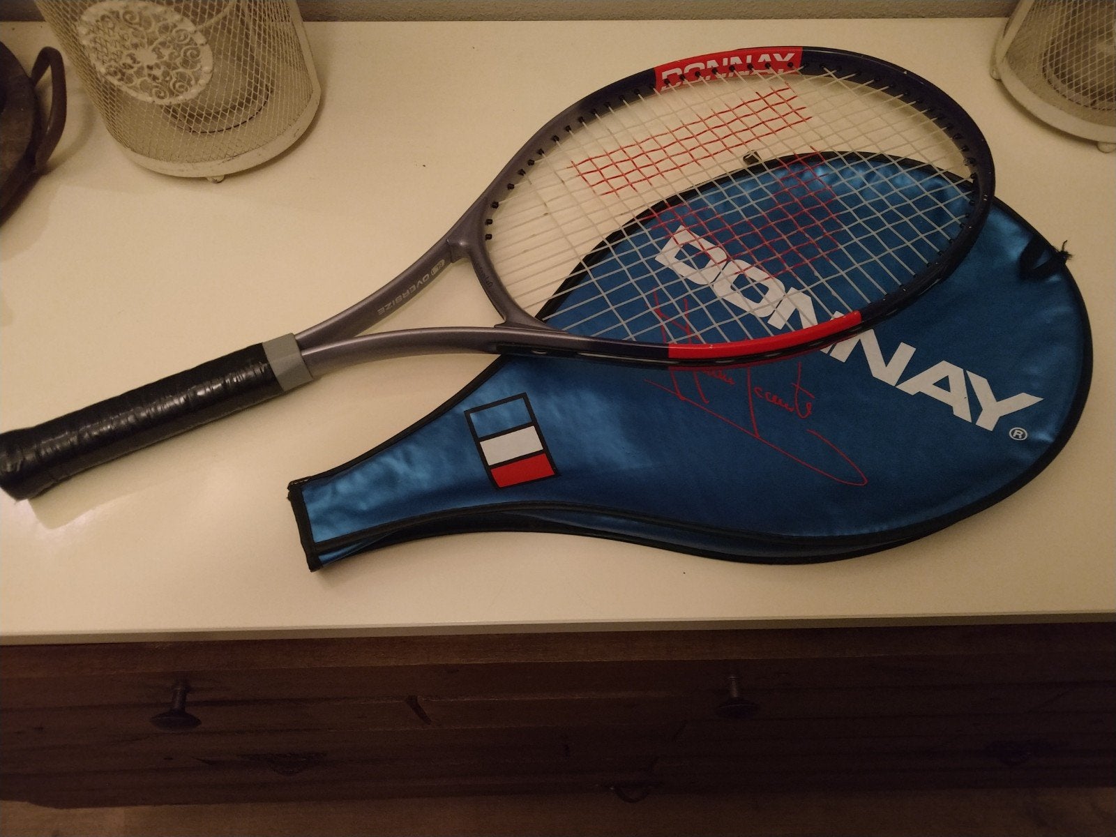 Donnay SL 1 Oversize Tennisracket met hoes, Ophalen, Gebruikt, Racket, Overige merken