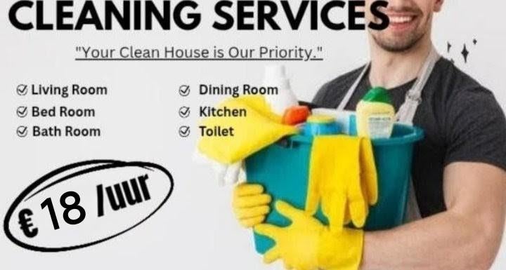 House cleaning schoonmaak schoonmaker huishoudelijke, Vacatures, Overige niveaus, Overige vormen