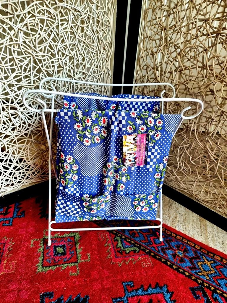 9947: Vintage 1970s Foldable Laundry Basket, Ophalen of Verzenden, Huis en Inrichting