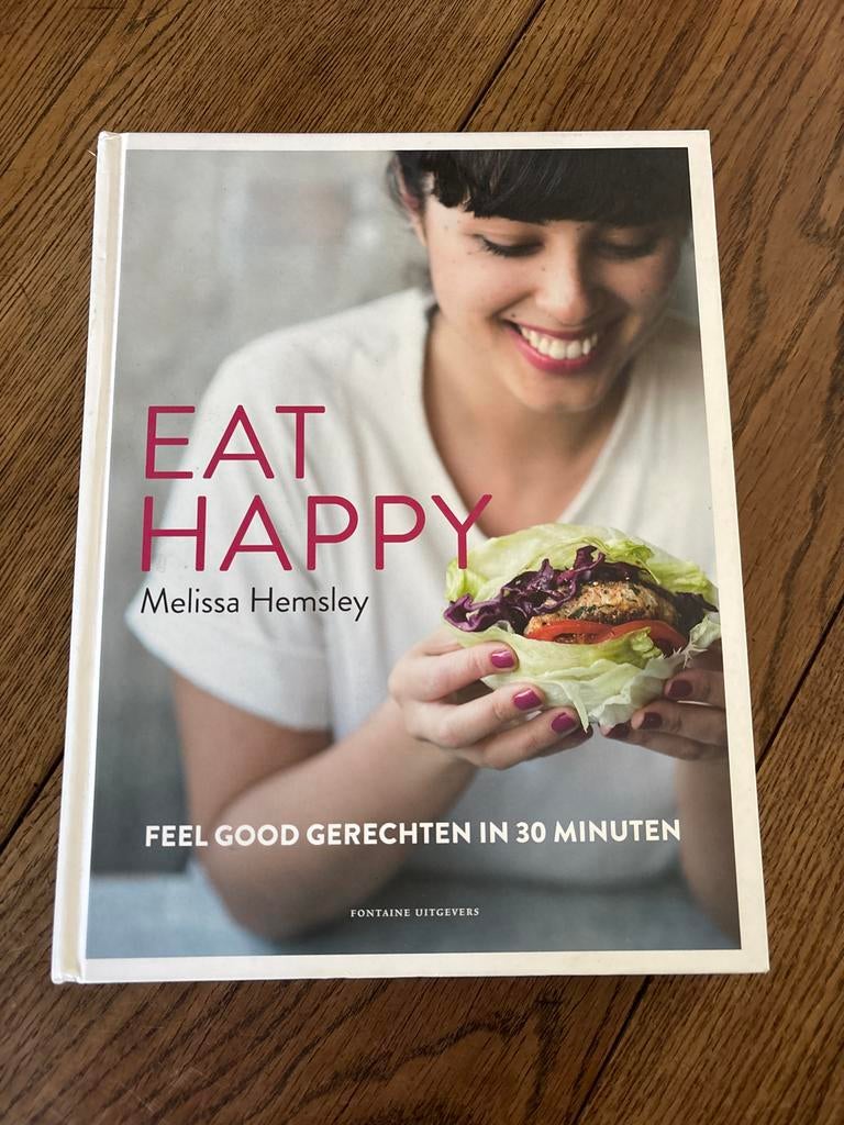 Eat Happy - Melissa Hemsley Kookboek - Gezonde recepten, Hoofdgerechten, Ophalen of Verzenden, Zo goed als nieuw, Gezond koken