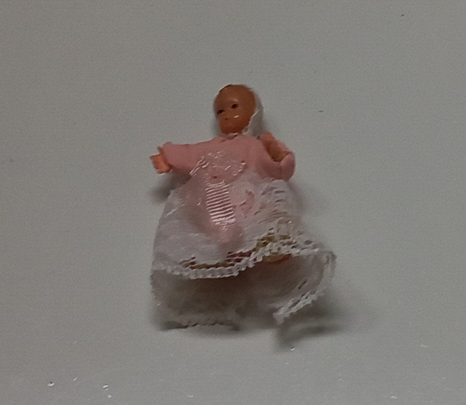 Vintage Caco baby popje, Kijk, Kies en Koop!, Ophalen of Verzenden, Vintage Miniaturen, Manon.1977@live.nl, 2341AE