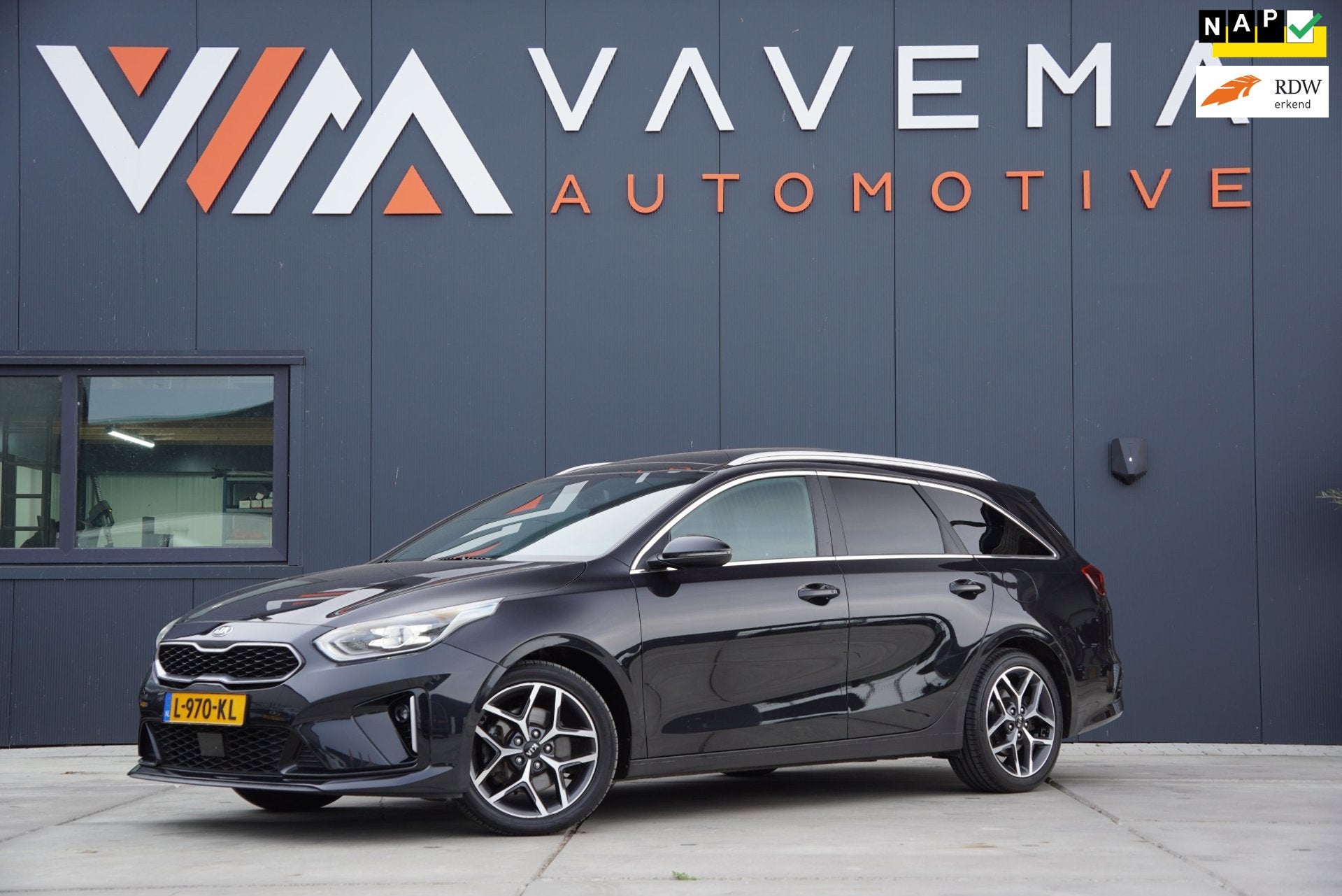 Kia Ceed Sportswagon 1.5 T-GDi 2021|GT-Line Edition|Pano|Aut, Auto's, Gebruikt, 4 cilinders, 160 pk, Leder en Stof