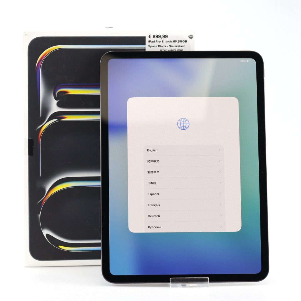 iPad Pro 11 inch M5 256GB Space Black - Nieuwstaat, Apple, Zo goed als nieuw, Support@apple.com, One Apple Park Way
Cupertino, CA 95014
United States