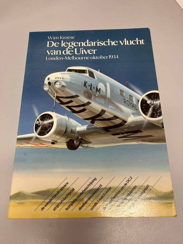 De Legendarische vlucht van de Uiver Kroese, Verzamelen, Gebruikt, ., Ophalen of Verzenden, .