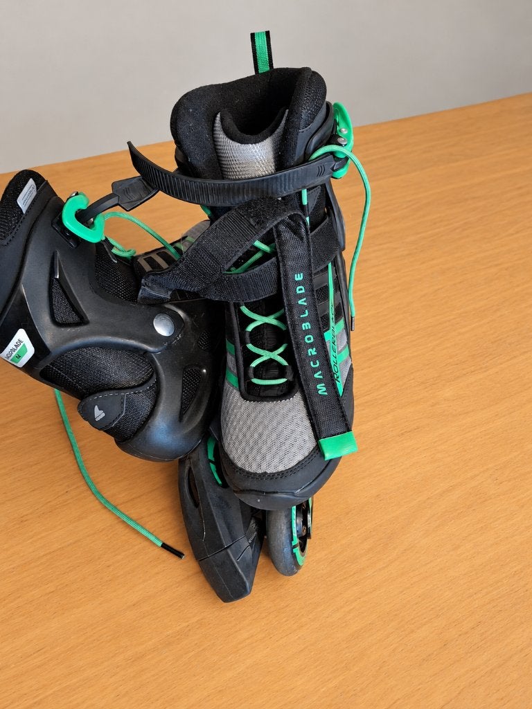 Rollerblade Macroblade 84 skeelers – maat 43, Overige merken, Gebruikt, Ophalen of Verzenden, Inline skates 4 wielen