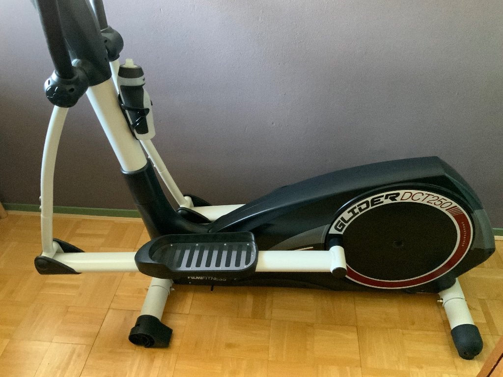 Crosstrainer Flow Fitness Glider, Sport en Fitness, Fitnessapparatuur, Ophalen, Zo goed als nieuw, Crosstrainer, Metaal
