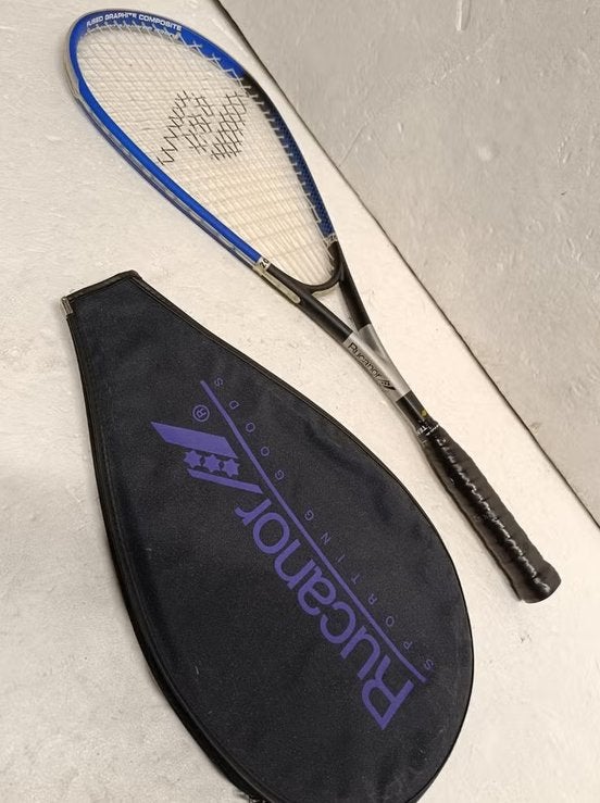 Rucanor emperor 200 squash racket met nieuwe grip, Sport en Fitness, Squash, Gebruikt, Ophalen of Verzenden, Racket