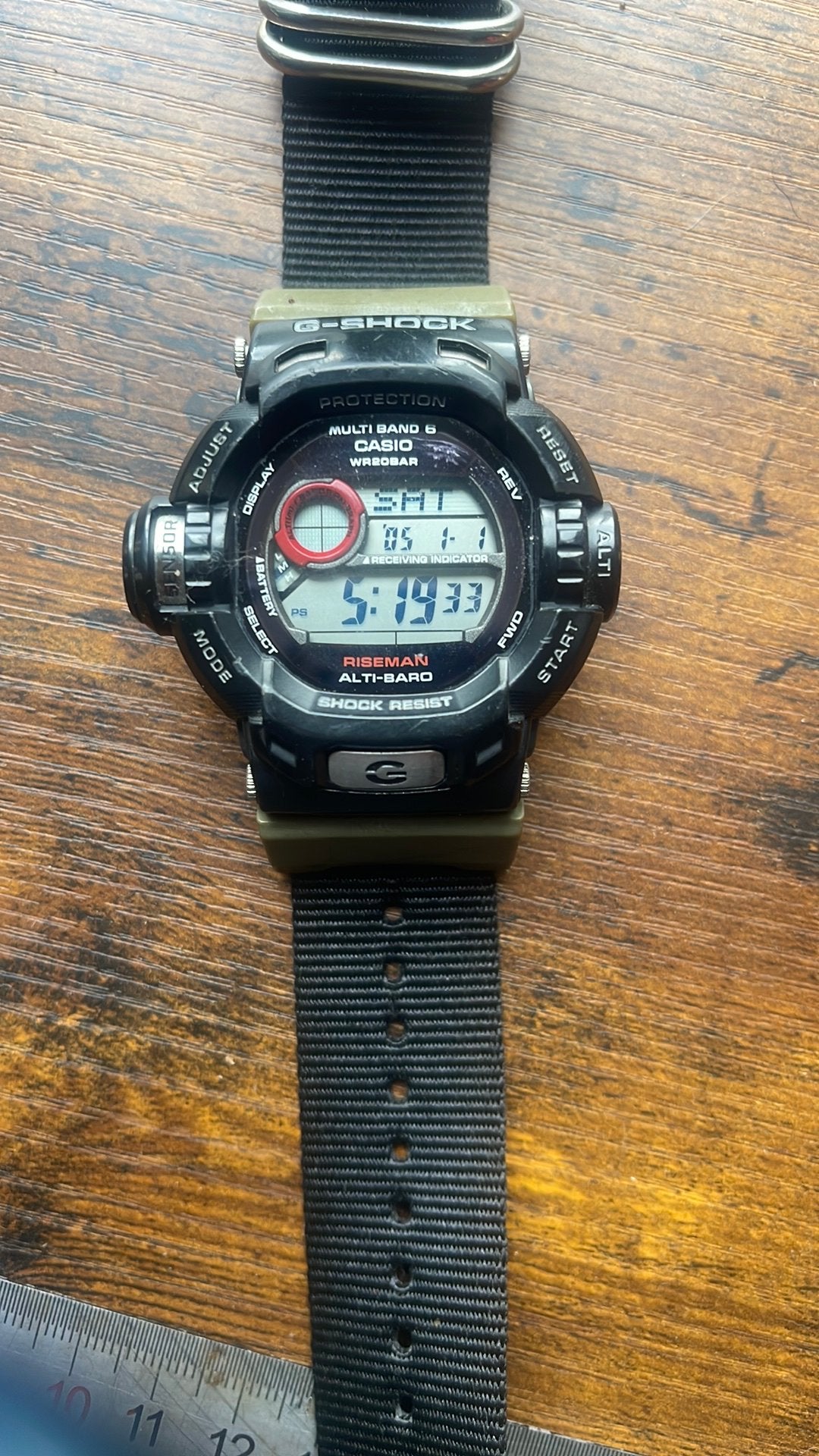 Casio G-Shock Riseman GW-9200 Polshorloge, Ophalen, Gebruikt