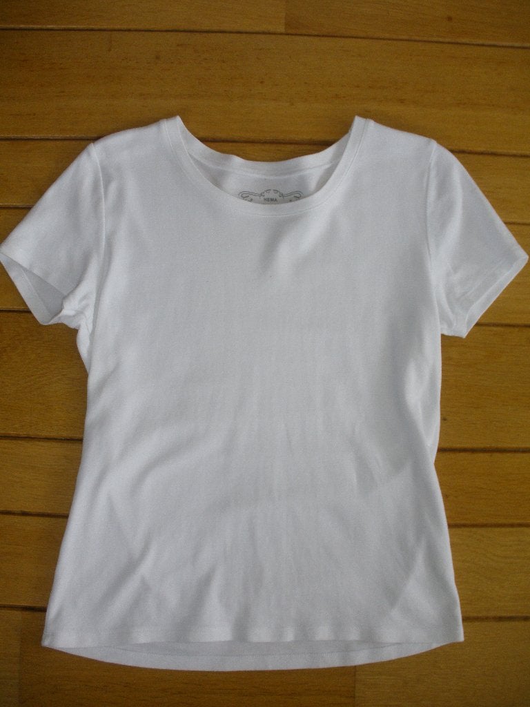 HEMA t- shirt wit maat M, Maat 38/40 (M), Wit, Ophalen of Verzenden, Zo goed als nieuw