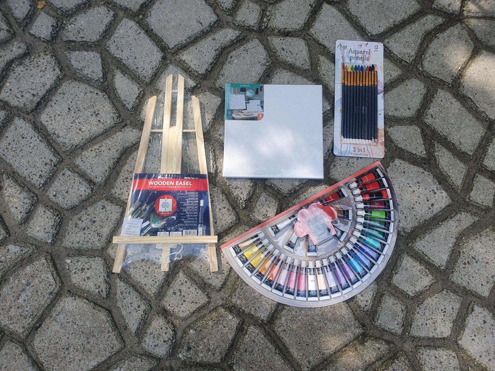 Te koop schilderspakket, Ophalen