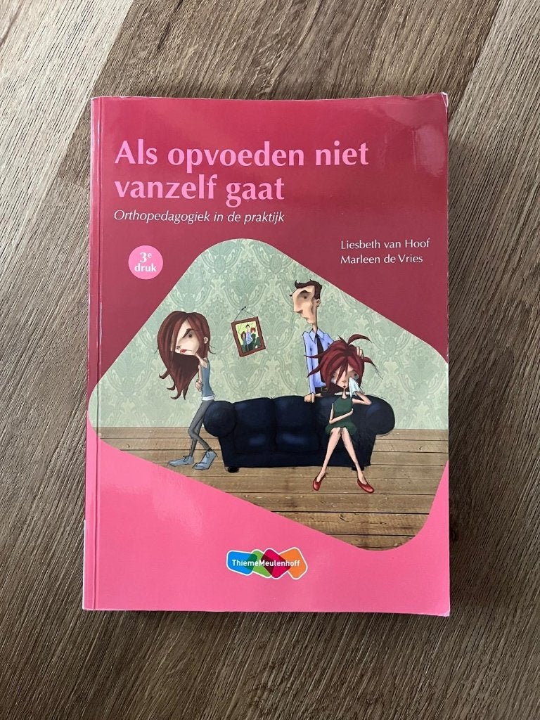 Als opvoeden niet vanzelf gaat, Boeken, Studieboeken en Cursussen, ThiemeMeulenhoff, Zo goed als nieuw, Alpha, HBO