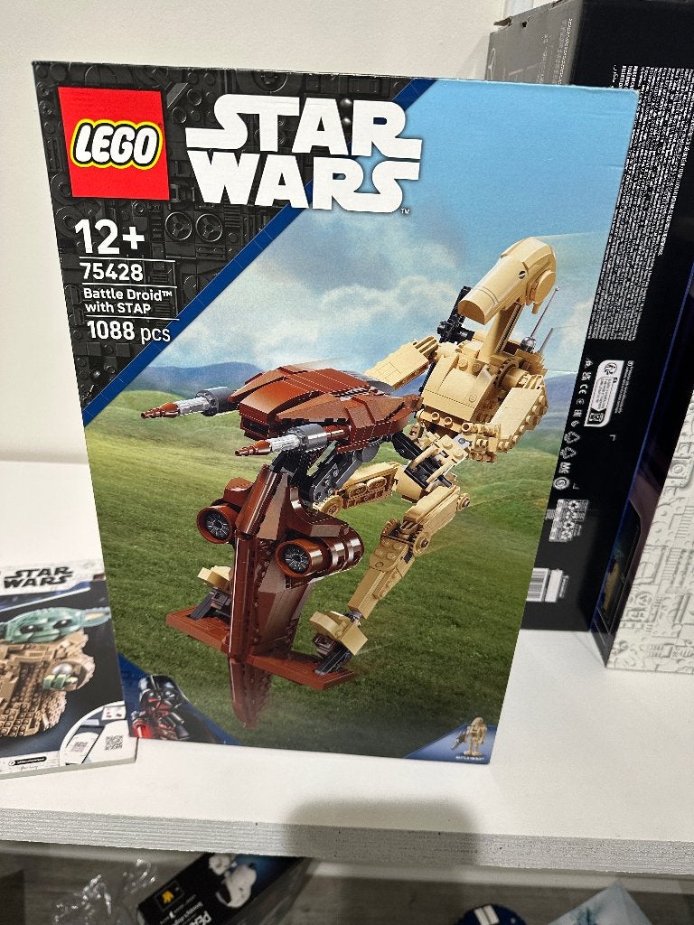 Lego Battle Droid met STAP (75428) gebouwd, Ophalen, Compleet, Star Wars, Lego