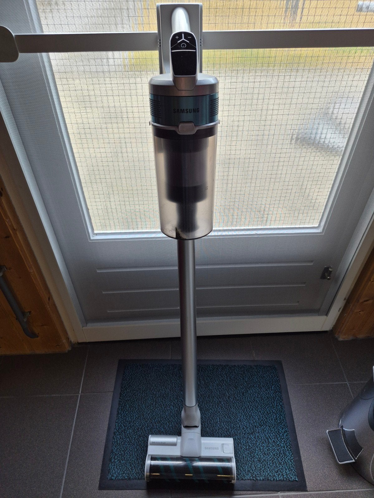 Samsung Jet 70 Turbo Steelstofzuiger, Witgoed en Apparatuur, Stofzuigers, Draadloos, Gebruikt, Ophalen of Verzenden, Reservoir