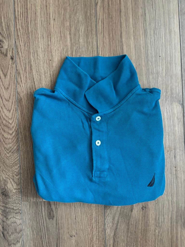 Nautica Polo (L), Ophalen of Verzenden, Zo goed als nieuw, Jongetje, Shirtje of Longsleeve