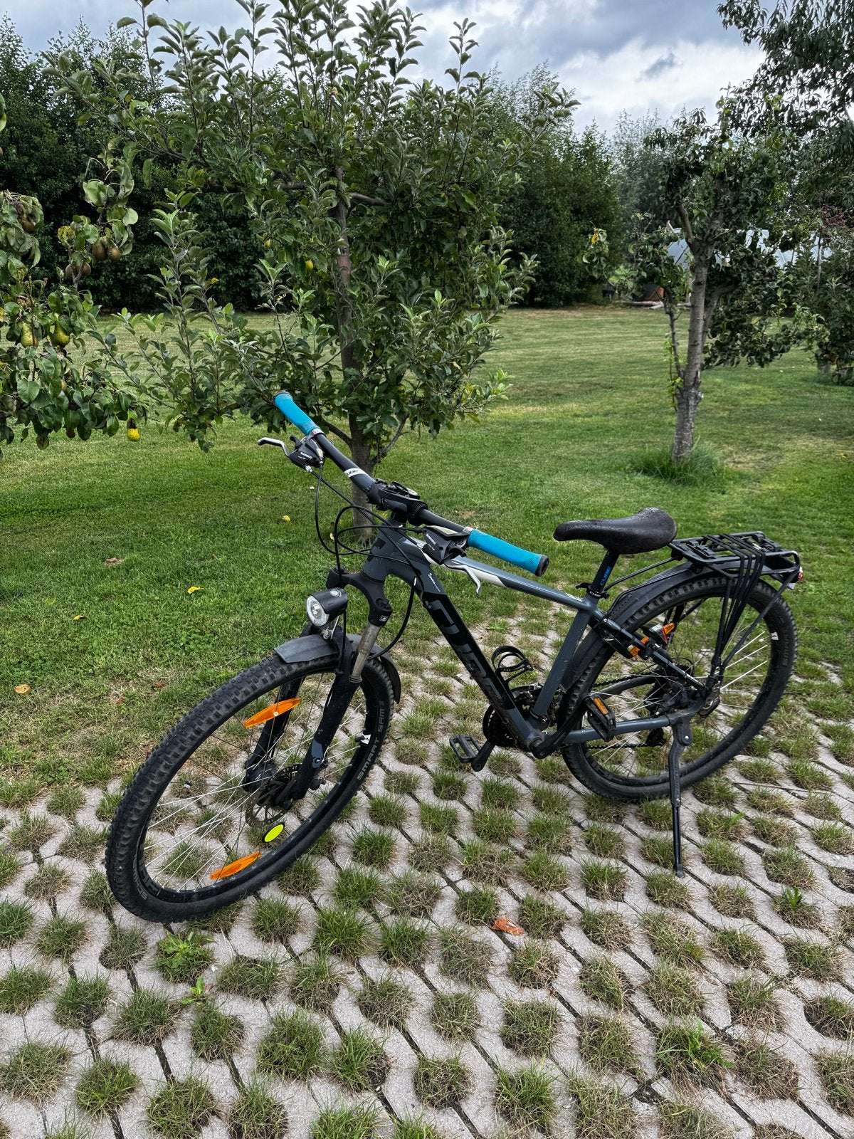 Cube Mountainbike met bagagedrager en spatborden, Gebruikt, Hardtail, Heren, Schijfrem
