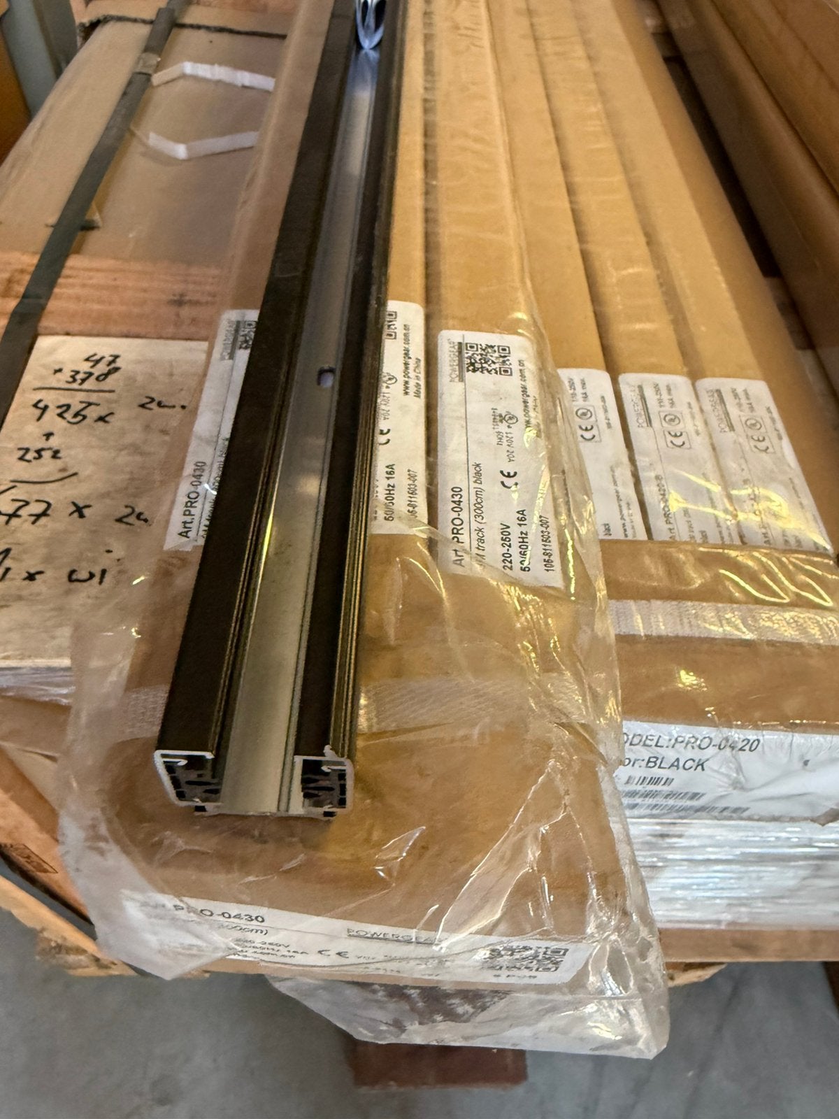 3 fase rail 3m wit/zwart €27.50 let op nieuw!!Merk powergear, Ophalen of Verzenden, Nieuw