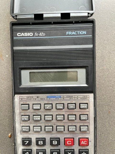 Casio fx-82D rekenmachine, Ophalen, Zo goed als nieuw
