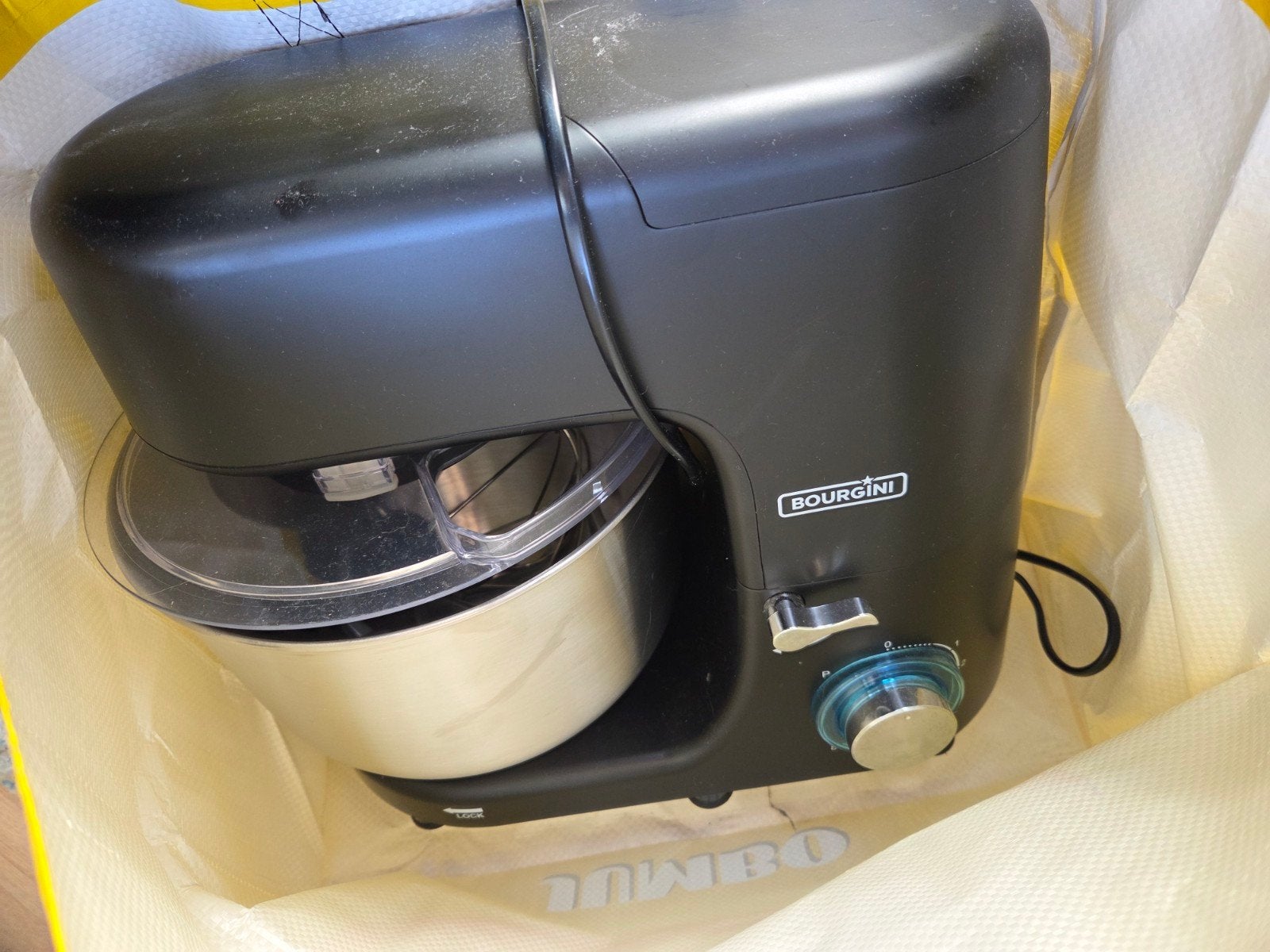 Nieuwe keukenmachine Bourgini, 4 liter of meer, Ophalen, Nieuw, 3 snelheden of meer