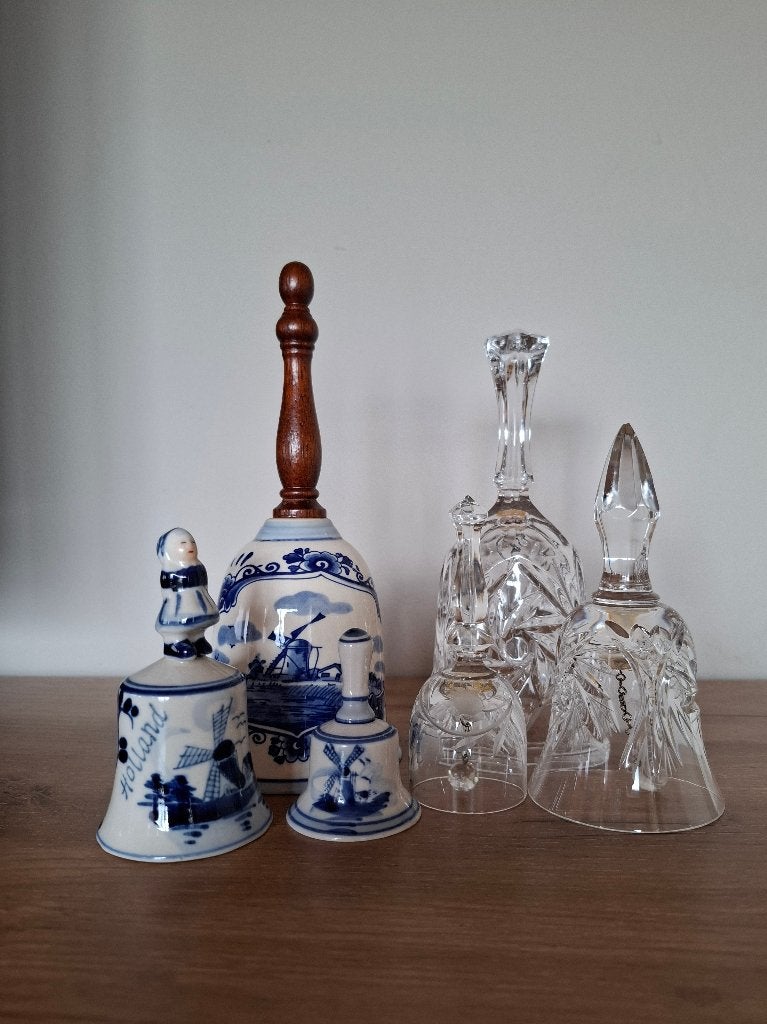 Mooi verzameling vintage handbellen, Ophalen of Verzenden