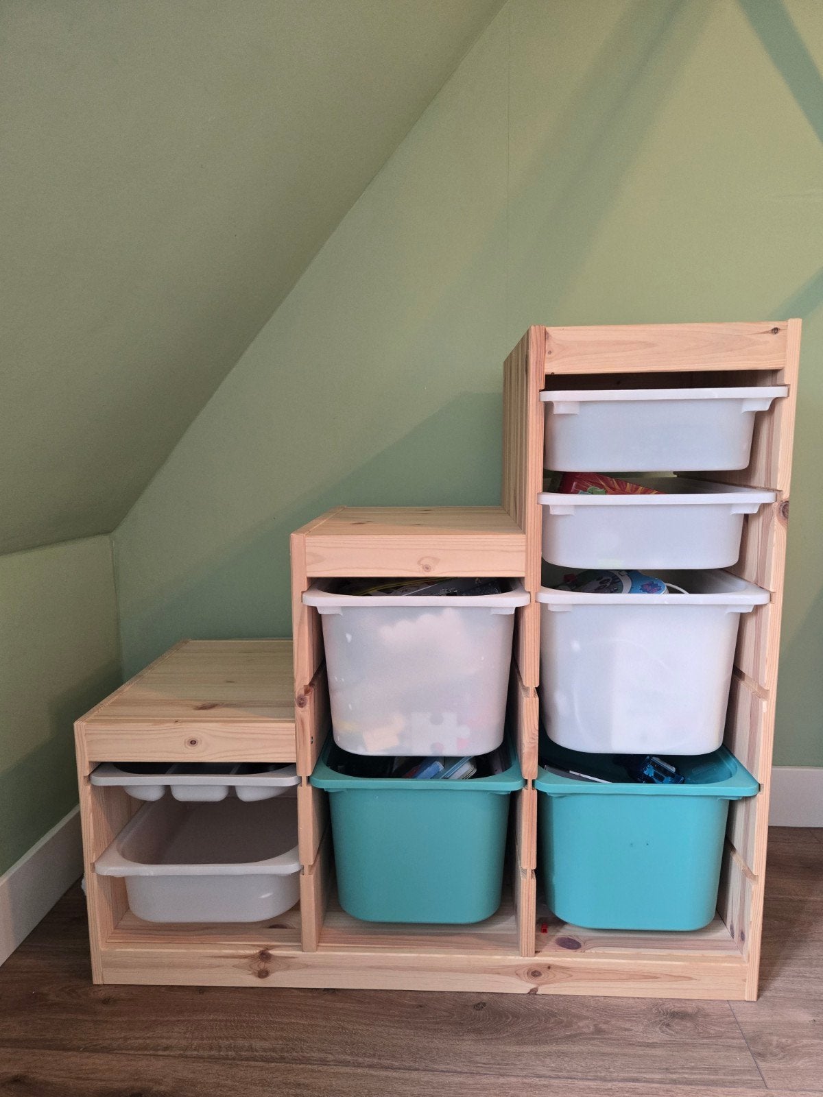 IKEA TROFAST Opbergkast Compleet | Montessori Speelgoedkast, Kinderen en Baby's, Kinderkamer | Commodes en Kasten, Ophalen, Zo goed als nieuw