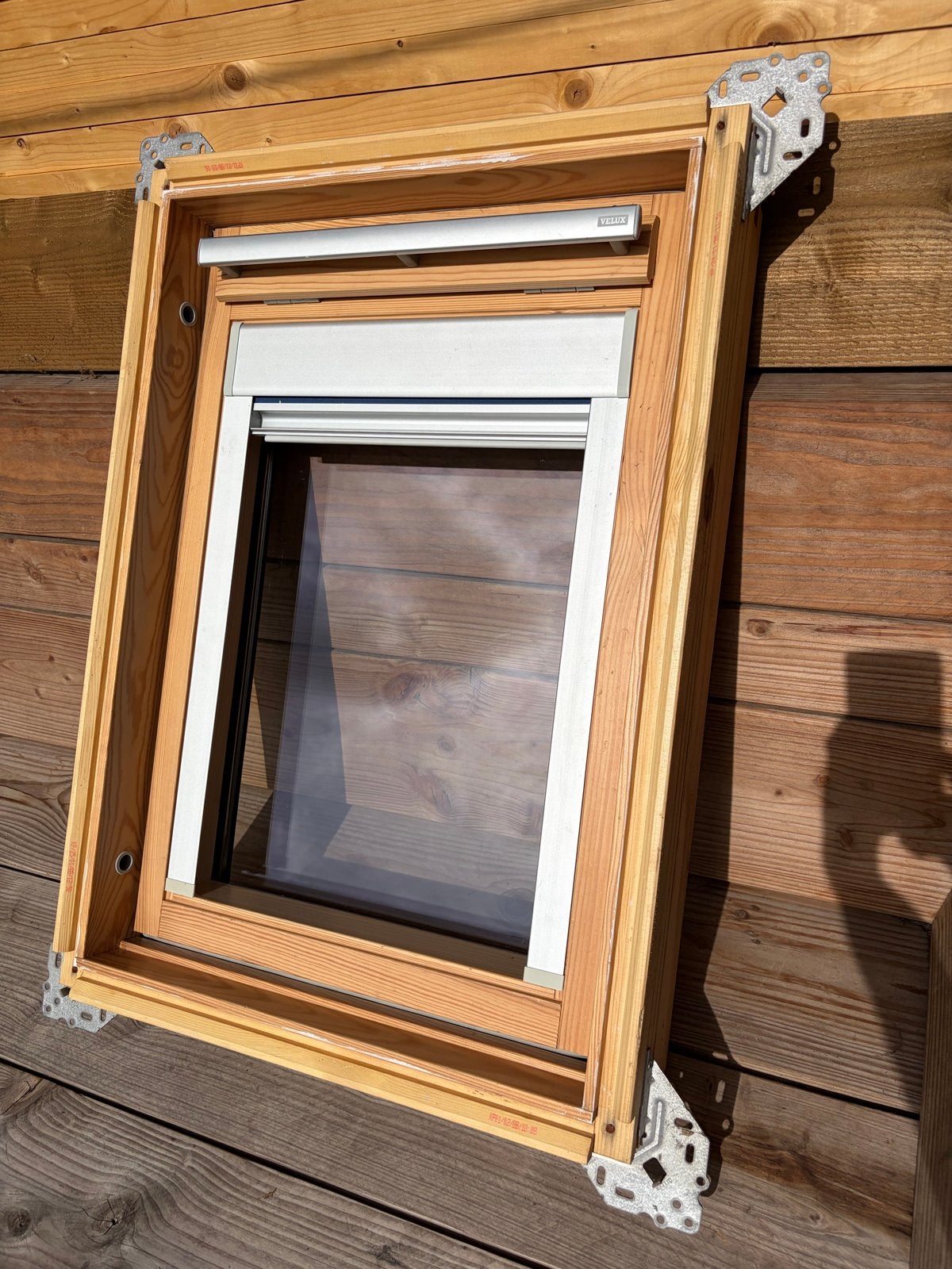 Velux Dakraam GGL C02 - 55x78 cm met rolluik, Ophalen, Gebruikt, Minder dan 80 cm, Dubbelglas