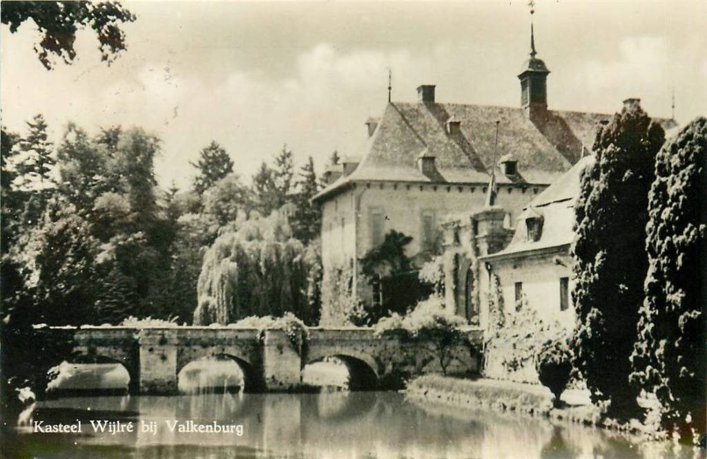 388-491-009 Wijlre Kasteel Wijlre, Verzamelen, Ansichtkaarten | Nederland, Verzenden, Voor 1920, Limburg