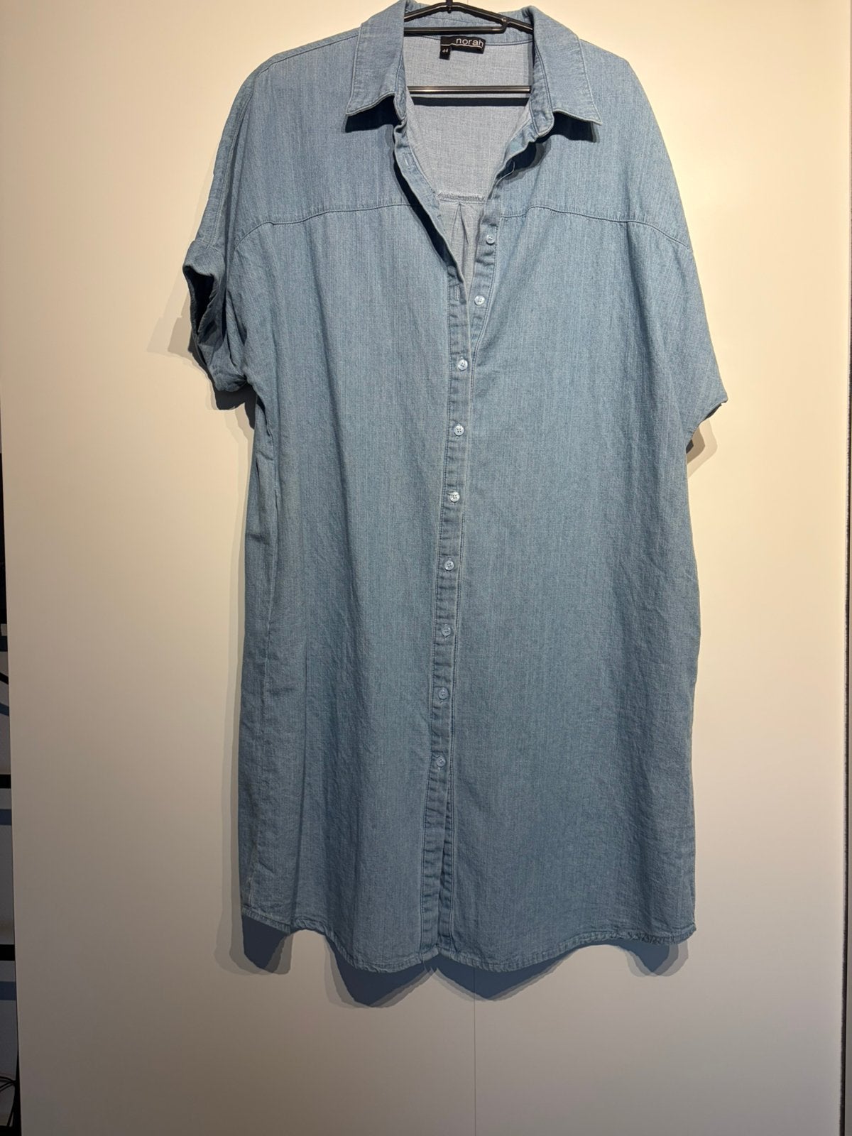 Norah spijkerjurk met zakken, nieuw, maat 44, Kleding | Dames, Blauw, Maat 42/44 (L), Nieuw, Ophalen of Verzenden