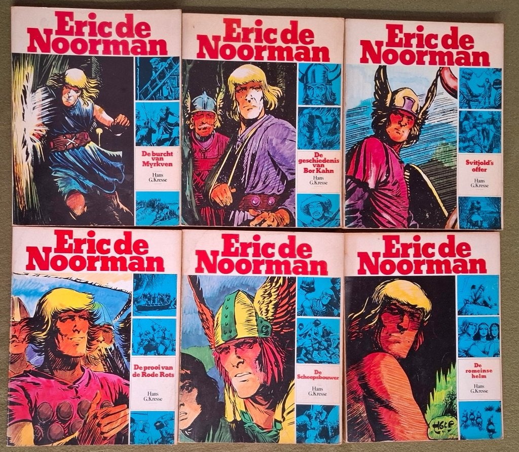 6 x Eric de noorman uitgeverij Tango 1973 en 1974, Gelezen, Ophalen of Verzenden, HANS G. KRESSE, Meerdere stripboeken