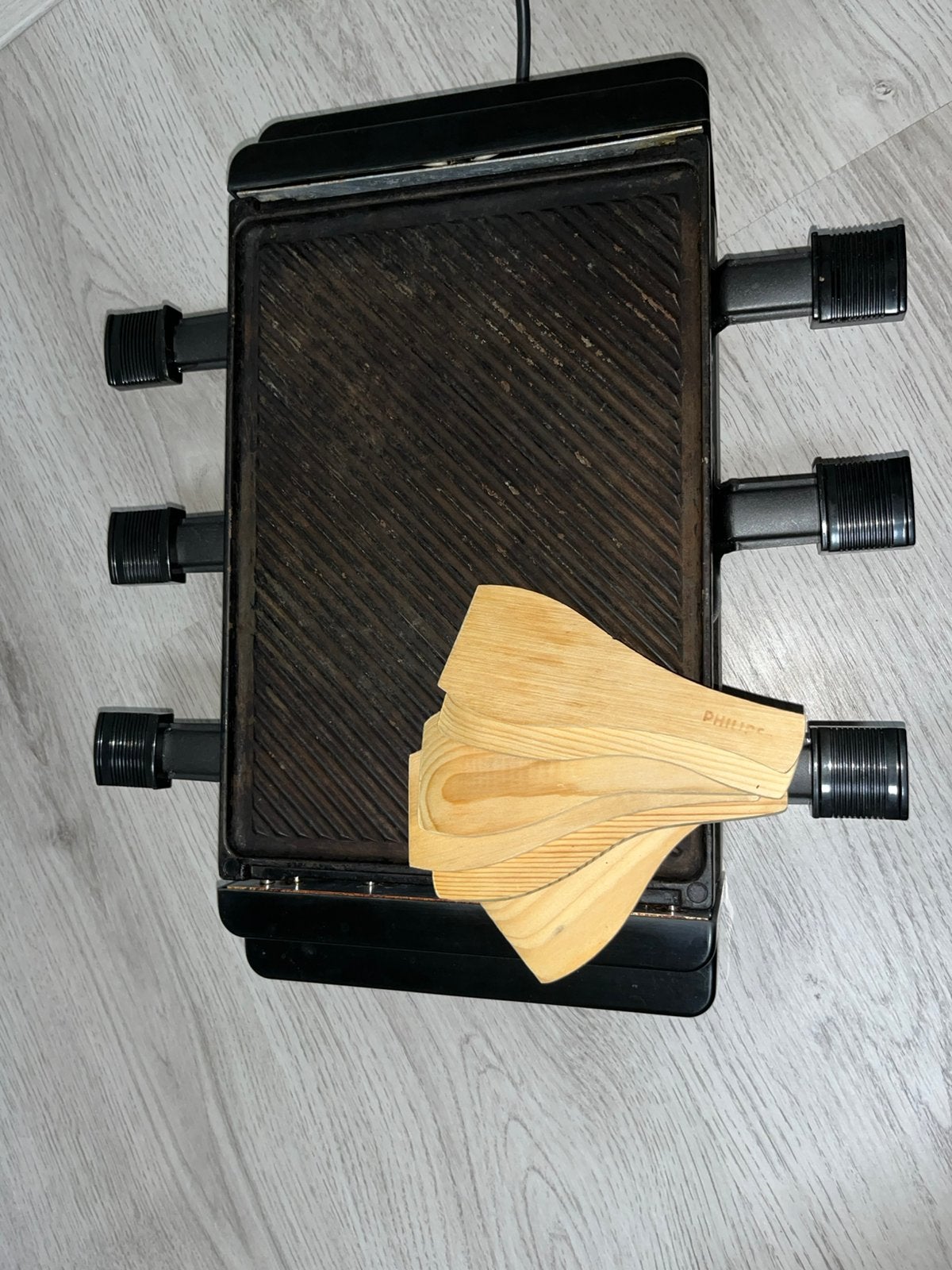 Philips HD4336 Gourmetstel — Complete set met doos, Witgoed en Apparatuur, Gourmetstellen, Ophalen of Verzenden, Zo goed als nieuw