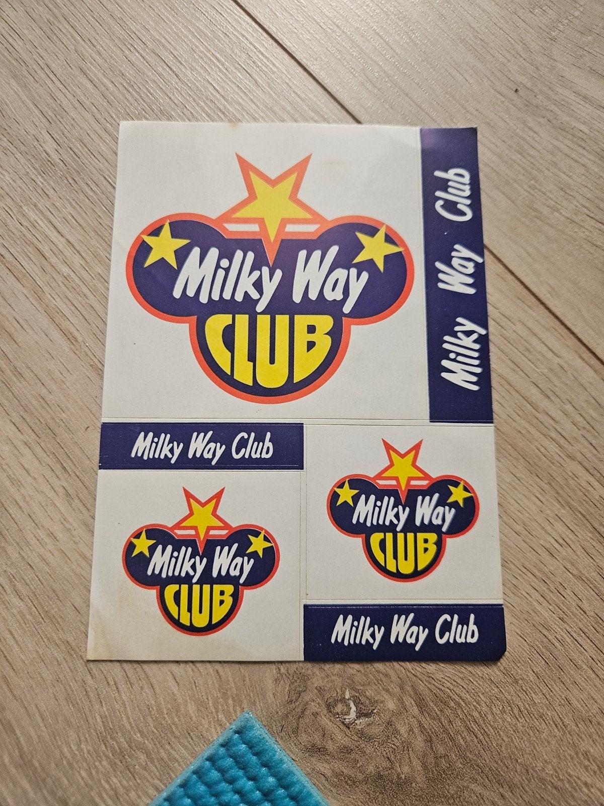 milky Way Club sticker, Ophalen of Verzenden, Zo goed als nieuw