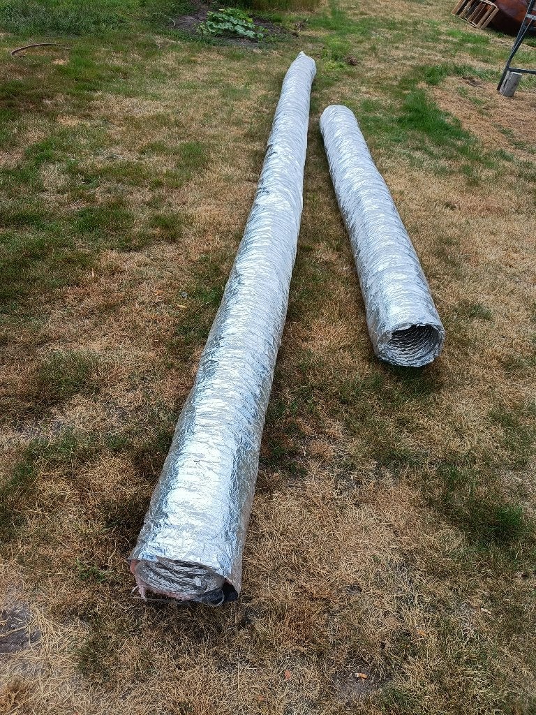 Geïsoleerde ventilatiebuizen flexibel, Ophalen, Gebruikt, Ventilator