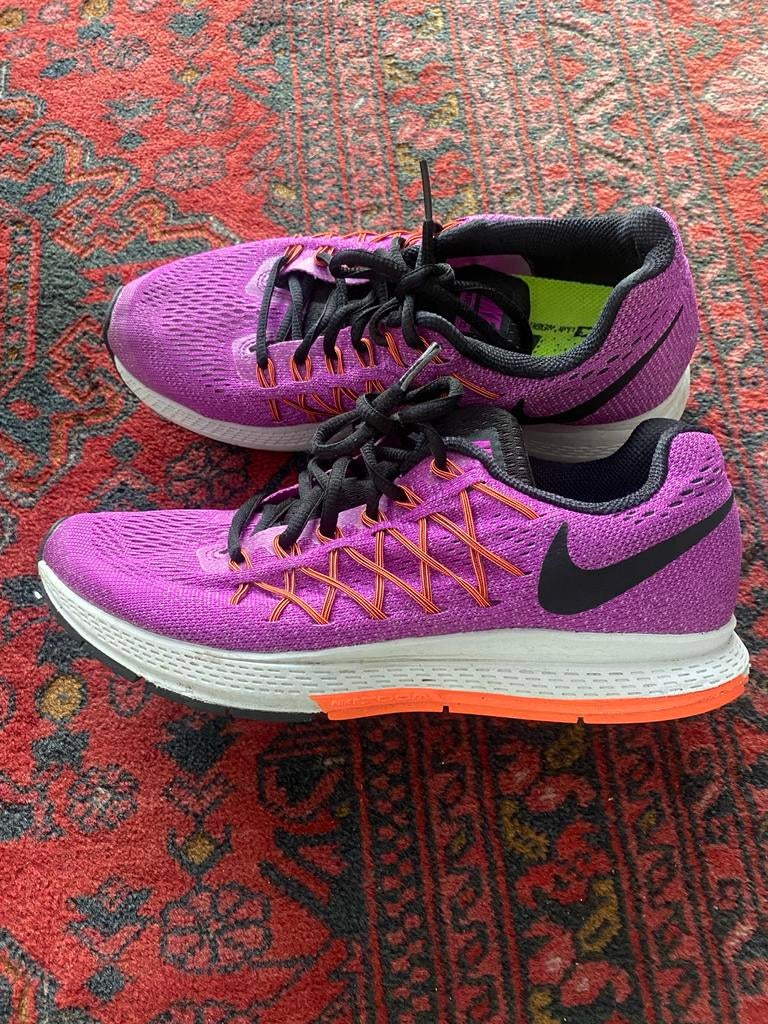 Nike Zoom Pegasus 33 Hardloopschoenen - Paars/Oranje, Kleding | Dames, Schoenen, Ophalen of Verzenden, Gedragen, Overige kleuren