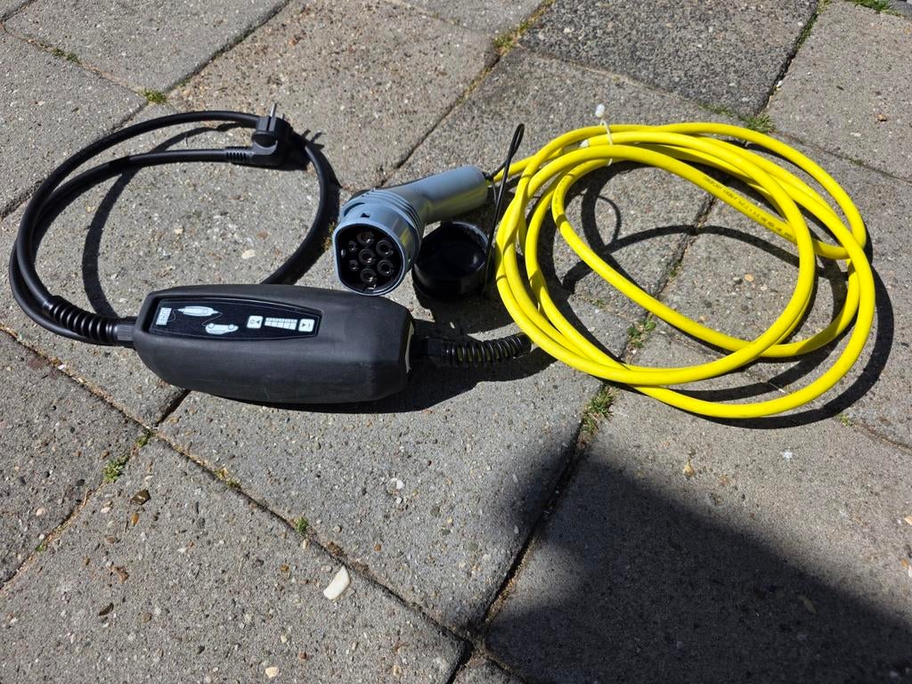 Draagbare EV Lader Type 2 – 230V – 10A – Origineel VW / TE –, Auto diversen, Laadpalen, Ophalen of Verzenden, Laadkabel