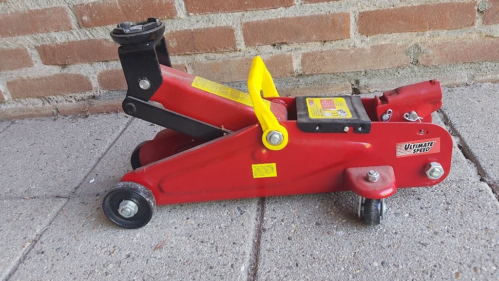hydraulisch krikje, Ophalen, Zo goed als nieuw, Hydraulisch, Schaarkrik
