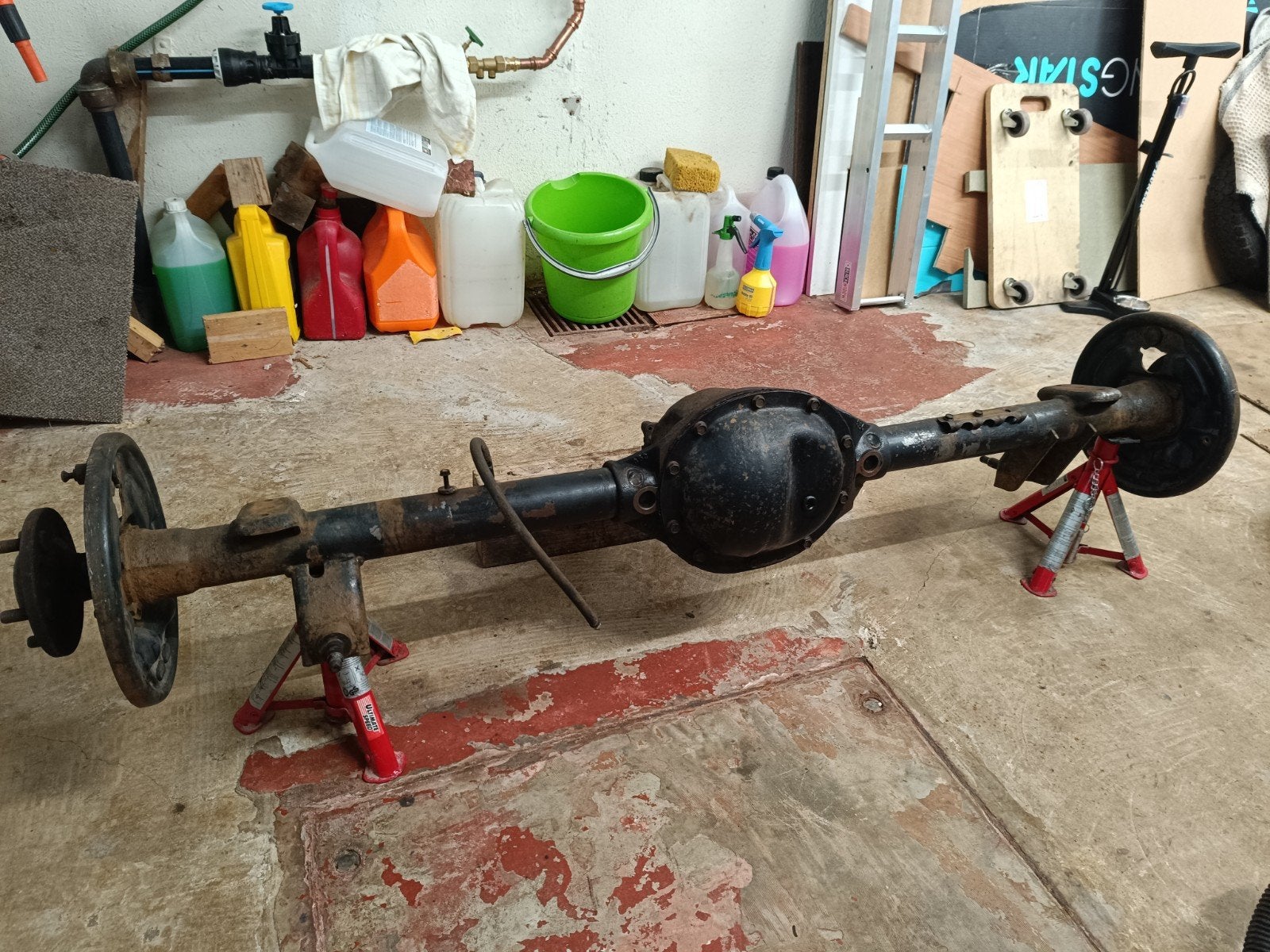 Dana 35 achteras Jeep Cherokee XJ met limited slip, Auto-onderdelen, Ophanging en Onderstel, Ophalen, Jeep