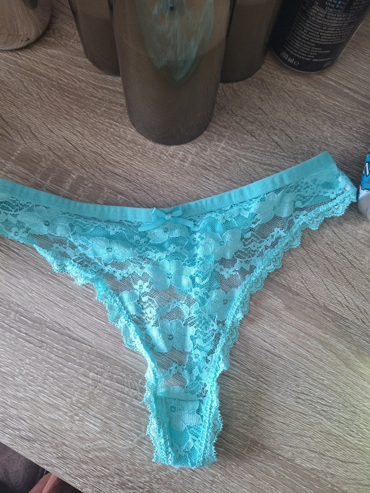 String blauw kleurig maat M, Verzenden, Blauw, String