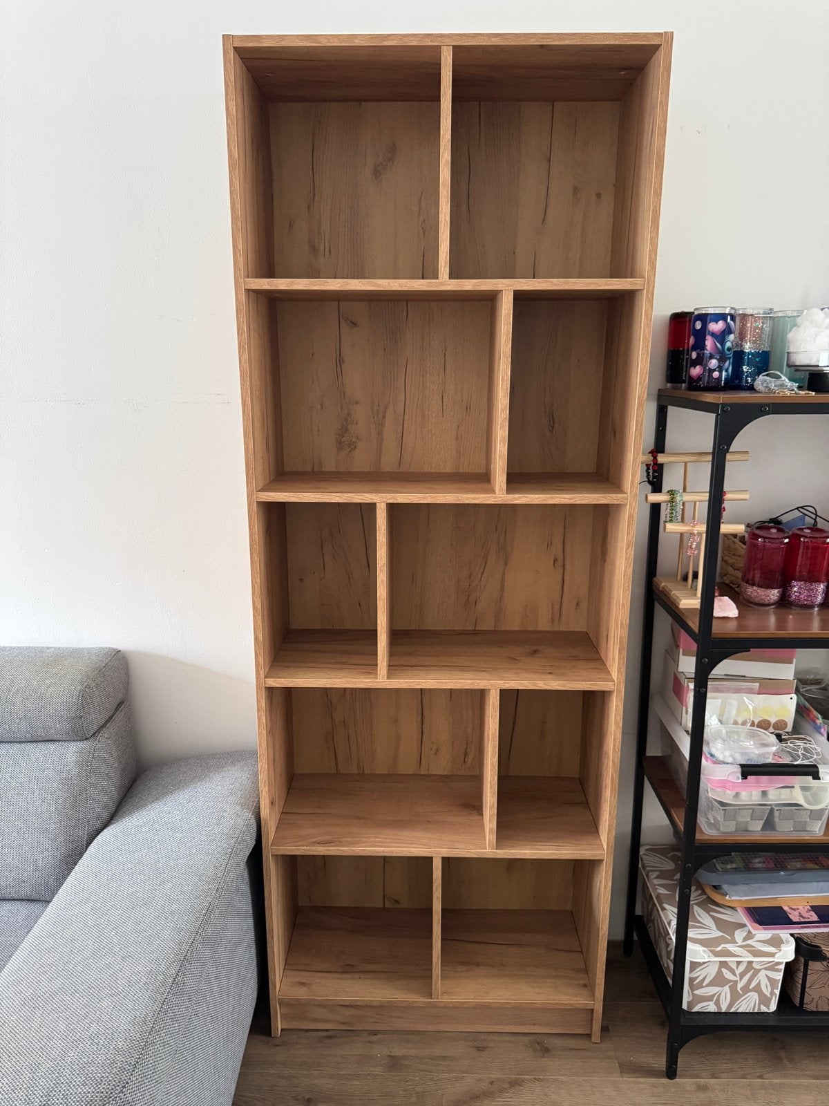 JYSK MOSBJERG Boekenkast, Huis en Inrichting, Kasten | Boekenkasten, Ophalen, Met plank(en), 50 tot 100 cm, Zo goed als nieuw